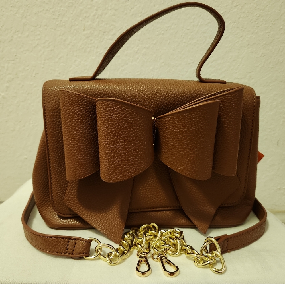 Brown Purse with bow by Like Dream